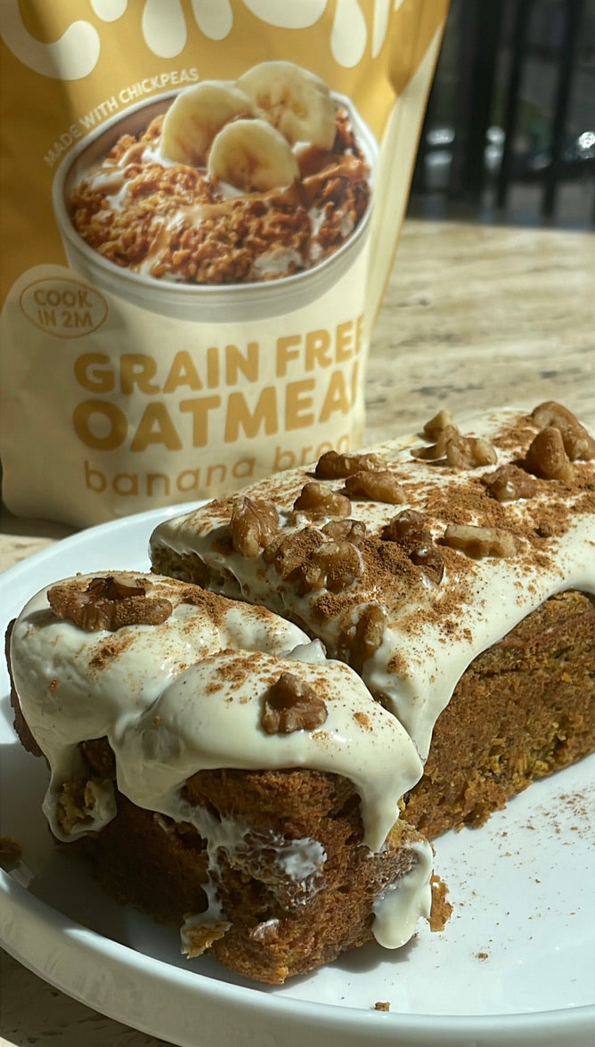 Frosted Banana Bread Carrot Cake