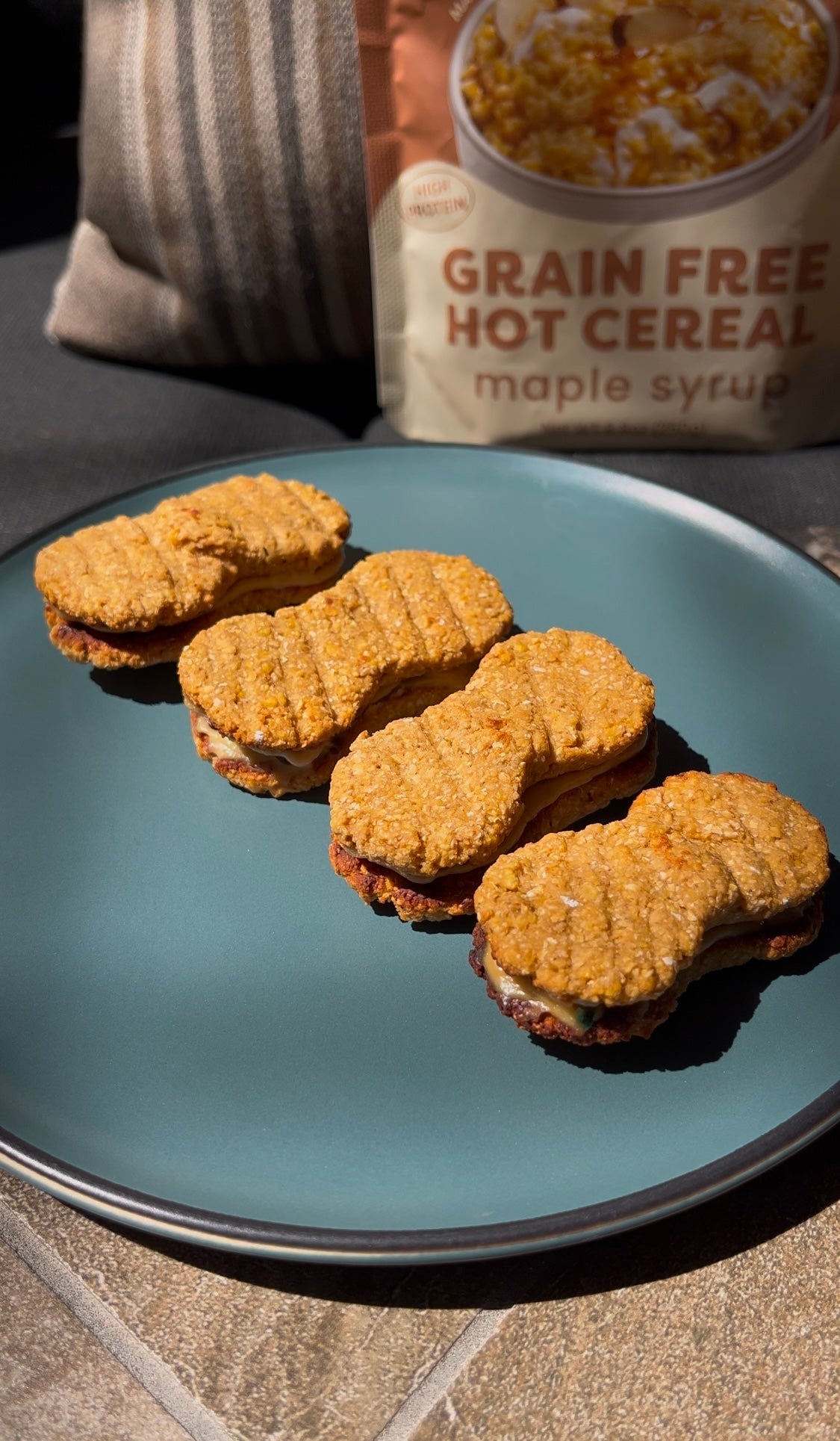 Healthy Nutter Butter Cookies
