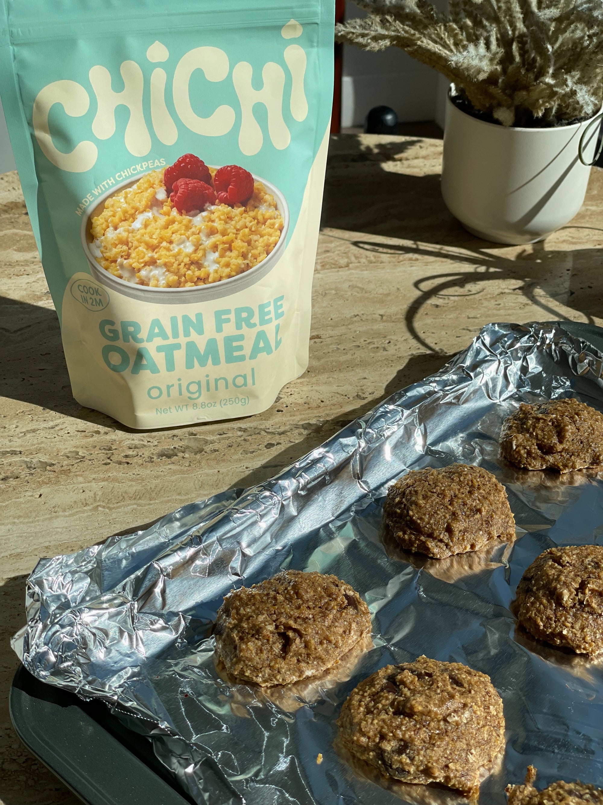 Chickpea Chocolate Chip Cookies