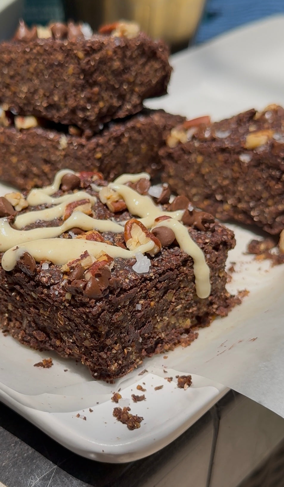 Whole Food 4-Ingredient Brownies