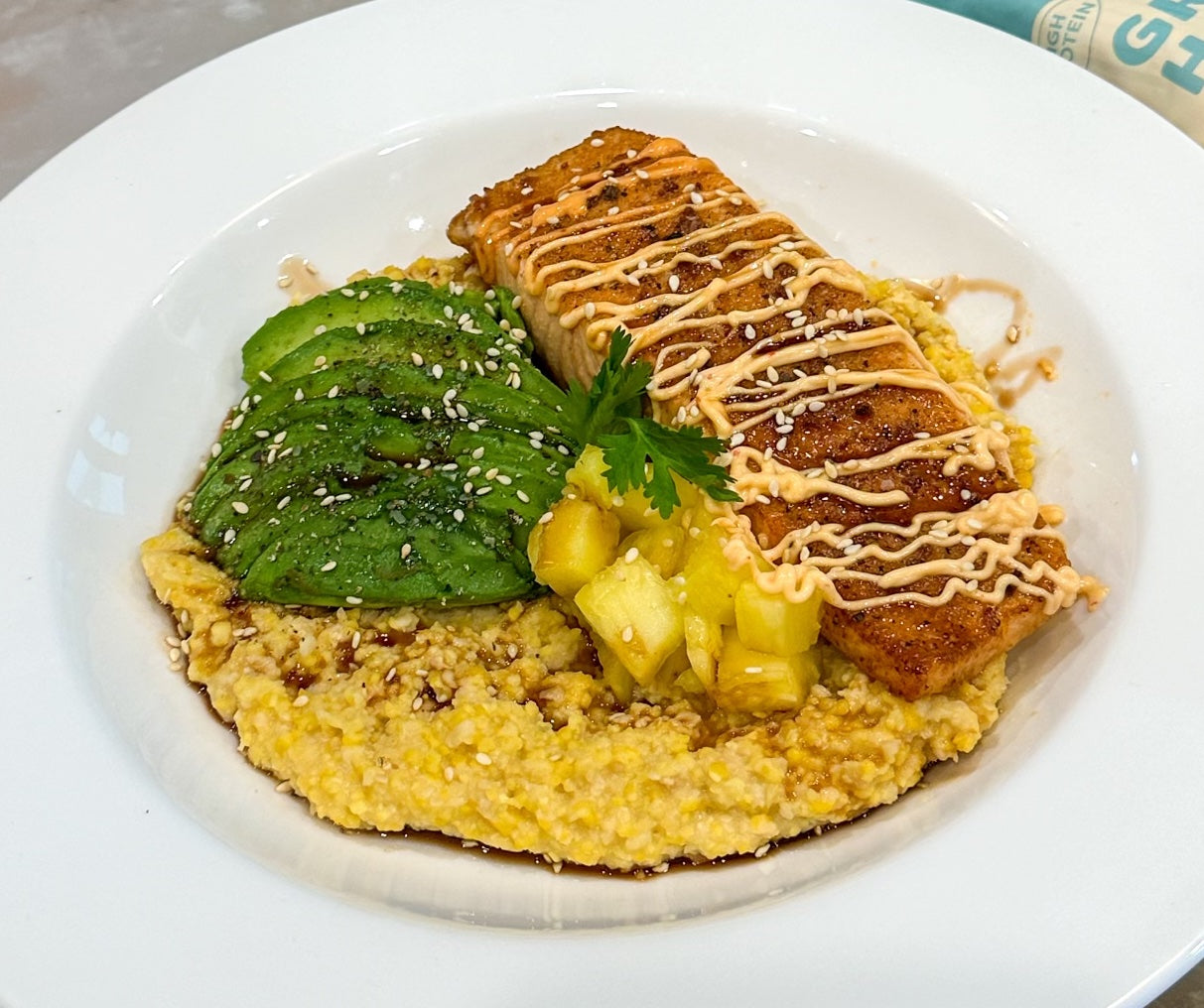 Savory Salmon Lunch Bowl