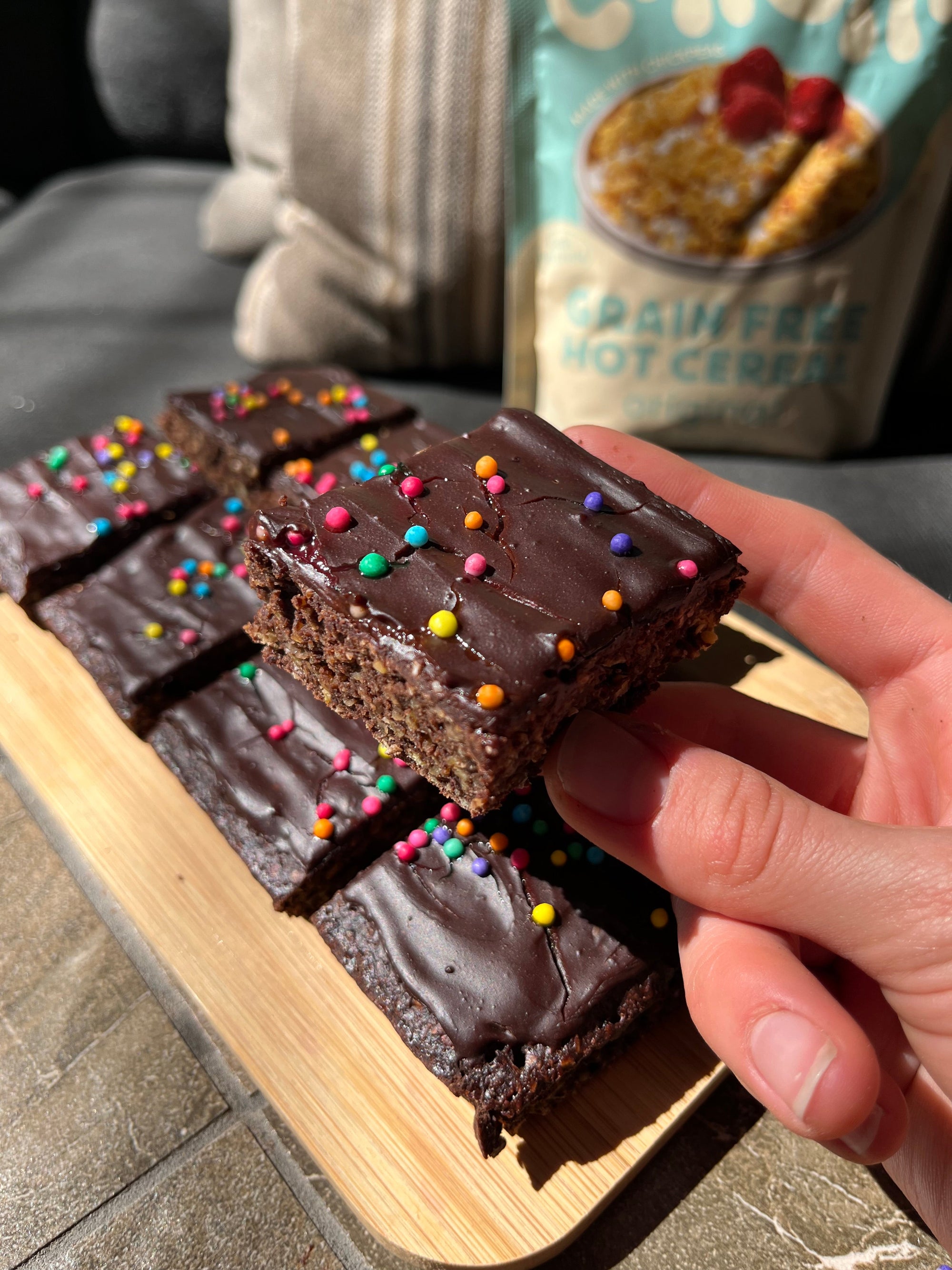 Healthy High-Protein Cosmic Brownies