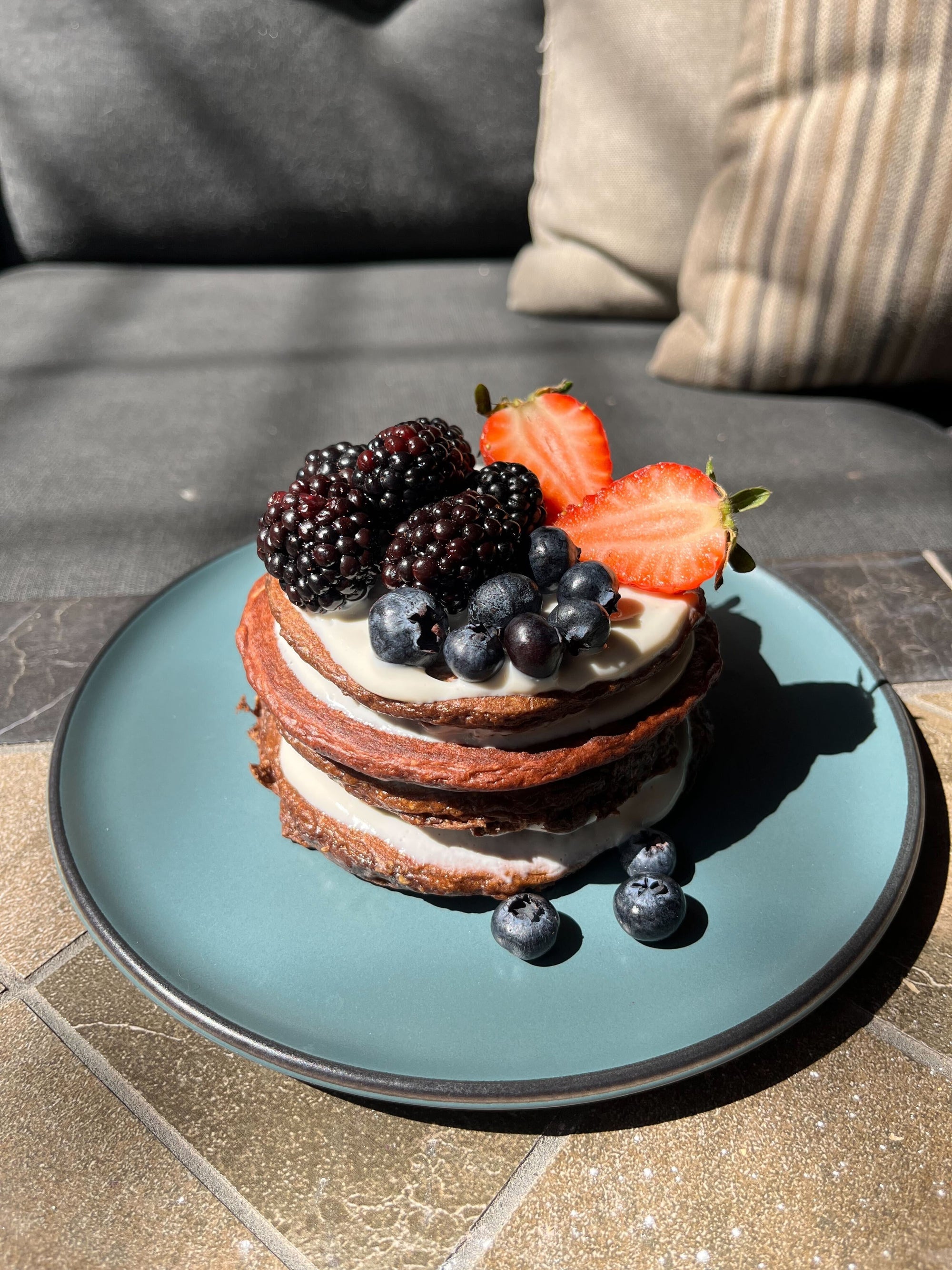 Red Velvet Pancakes