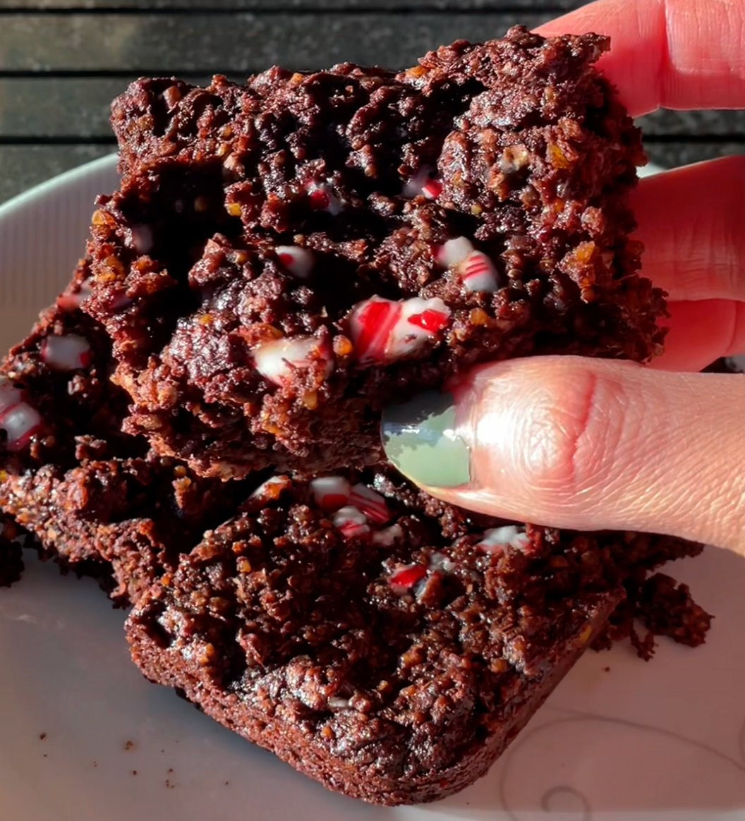 Vegan Peppermint Brownies